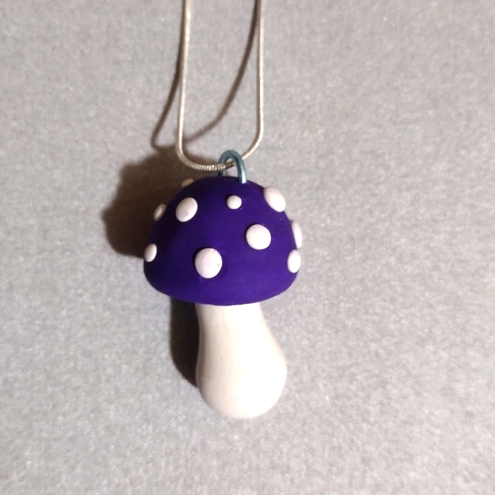 Mushroom necklace
